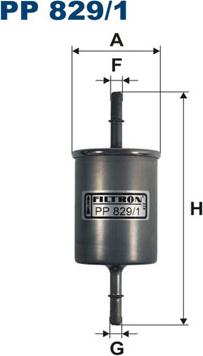 Filtron PP829/1 - Kuro filtras autoreka.lt