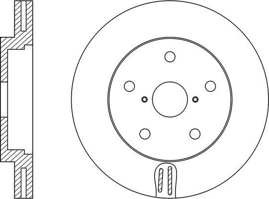 Kavo Parts BR-8222 - Stabdžių diskas autoreka.lt