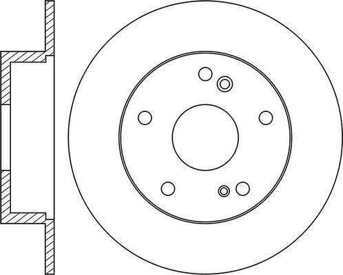 EURODEAL AUTOPARTS 385 - Stabdžių diskas autoreka.lt