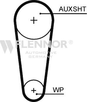 Flennor 4571V - Paskirstymo diržas autoreka.lt
