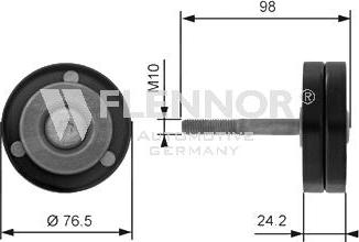 Flennor FS99424 - Kreipiantysis skriemulys, V formos rumbuotas diržas autoreka.lt