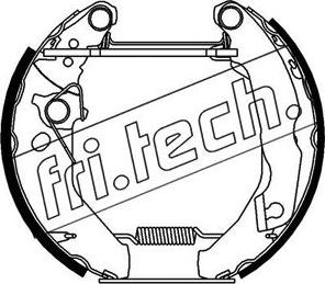 Fri.Tech. 16122 - Stabdžių trinkelių komplektas autoreka.lt