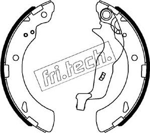 Fri.Tech. 1044.029 - Stabdžių trinkelių komplektas autoreka.lt
