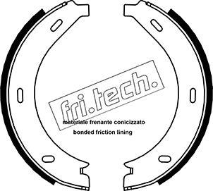 Fri.Tech. 1052.123 - Stabdžių trinkelių komplektas, stovėjimo stabdis autoreka.lt