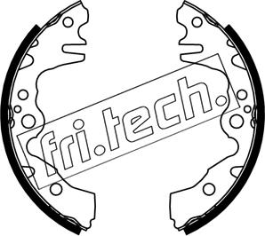 Fri.Tech. 1253.724 - Stabdžių trinkelių komplektas autoreka.lt