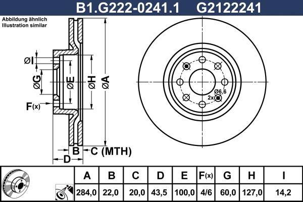 Galfer B1.G222-0241.1 - Stabdžių diskas autoreka.lt