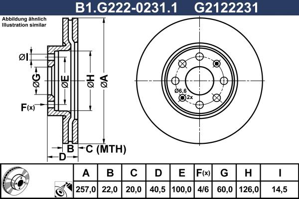 Galfer B1.G222-0231.1 - Stabdžių diskas autoreka.lt
