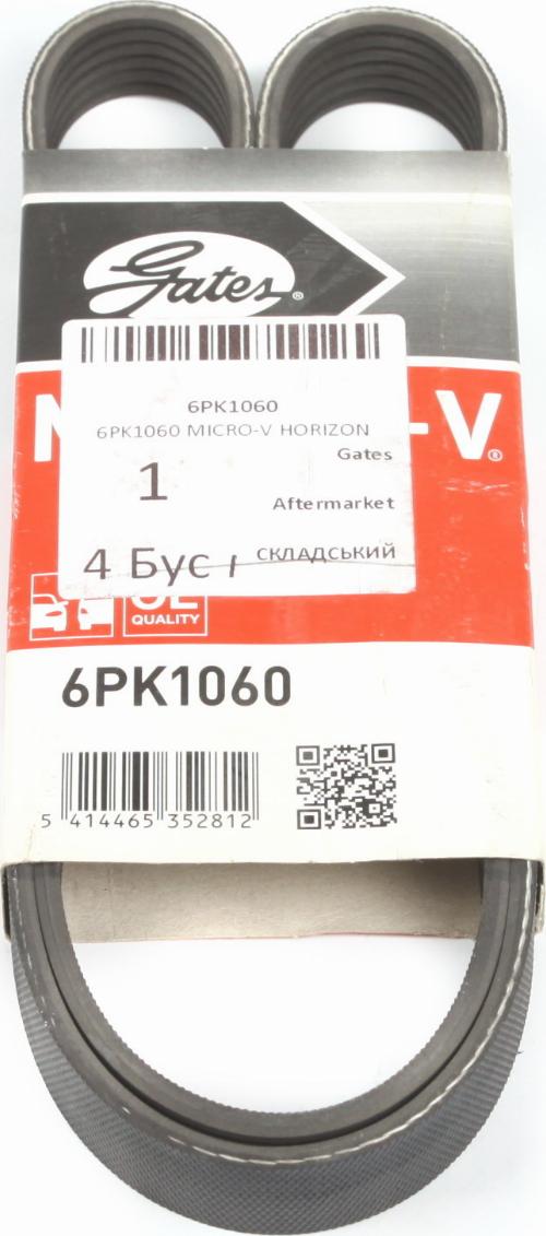 Gates 6PK1060 - V formos rumbuoti diržai autoreka.lt