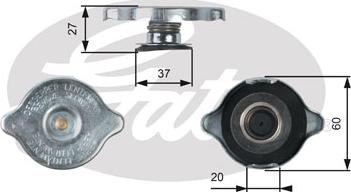 Gates RC217 - Dangtelis, radiatorius autoreka.lt