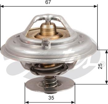 Gates TH14380G1 - Termostatas, aušinimo skystis autoreka.lt