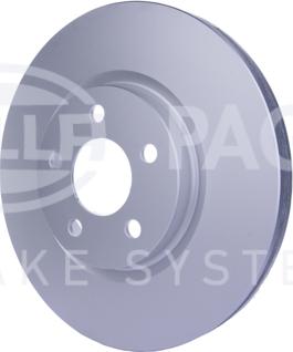 HELLA PAGID 8DD 355 118-601 - Stabdžių diskas autoreka.lt