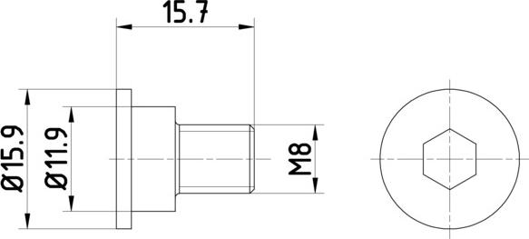 HELLA PAGID 8DZ 355 209-031 - Varžtas, stabdžių diskas autoreka.lt