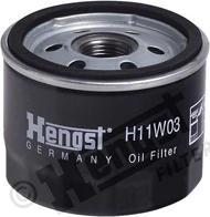 Hengst Filter H11W03 - Alyvos filtras autoreka.lt