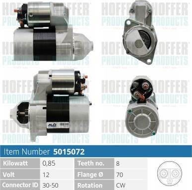 Hoffer H5015072 - Starteris autoreka.lt