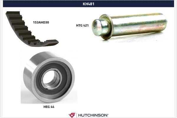 Hutchinson KH 481 - Paskirstymo diržo komplektas autoreka.lt