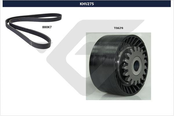 Hutchinson KHV 275 - V formos rumbuotas diržas, komplektas autoreka.lt