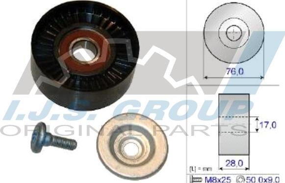 IJS GROUP 93-2138 - Kreipiantysis skriemulys, V formos rumbuotas diržas autoreka.lt