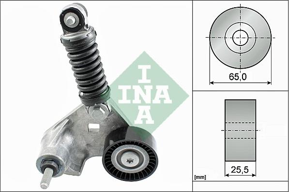 INA 534 0169 10 - Diržo įtempiklis, V formos rumbuotas diržas autoreka.lt