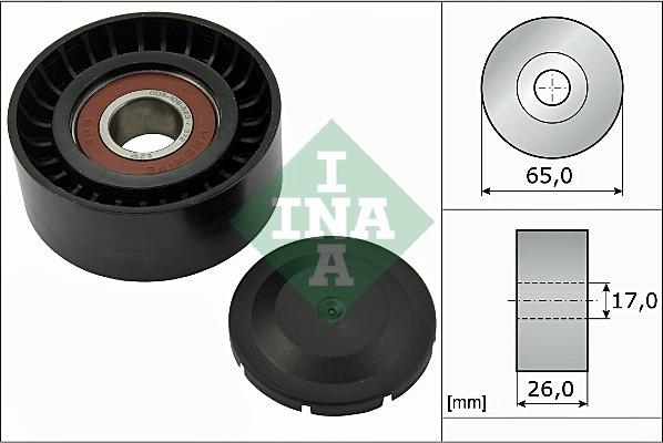 INA 532 0557 10 - Kreipiantysis skriemulys, V formos rumbuotas diržas autoreka.lt