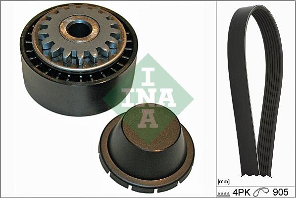 INA 529 0174 10 - V formos rumbuotas diržas, komplektas autoreka.lt