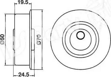 IPS Parts ITB-6506 - Įtempiklis, paskirstymo diržas autoreka.lt