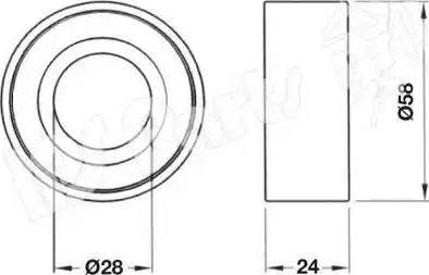 IPS Parts ITB-6342 - Įtempiklis, paskirstymo diržas autoreka.lt