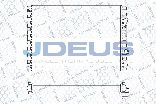 Jdeus M-0300080 - Radiatorius, variklio aušinimas autoreka.lt