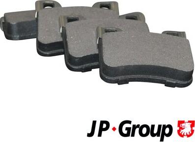JP Group 4163603510 - Stabdžių trinkelių rinkinys, diskinis stabdys autoreka.lt