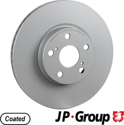 JP Group 4863105300 - Stabdžių diskas autoreka.lt