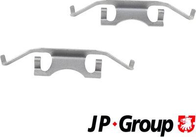 JP Group 1464004310 - Priedų komplektas, diskinių stabdžių trinkelės autoreka.lt