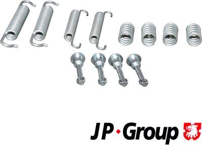 JP Group 1463950110 - Priedų komplektas, stovėjimo stabdžių trinkelės autoreka.lt