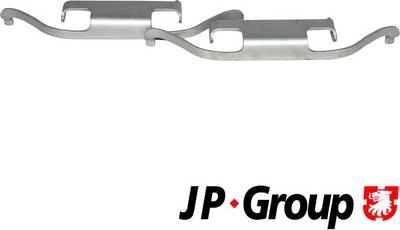 JP Group 1463750110 - Priedų komplektas, diskinių stabdžių trinkelės autoreka.lt