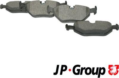 JP Group 1463700310 - Stabdžių trinkelių rinkinys, diskinis stabdys autoreka.lt
