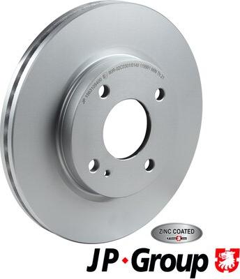 JP Group 1563105400 - Stabdžių diskas autoreka.lt
