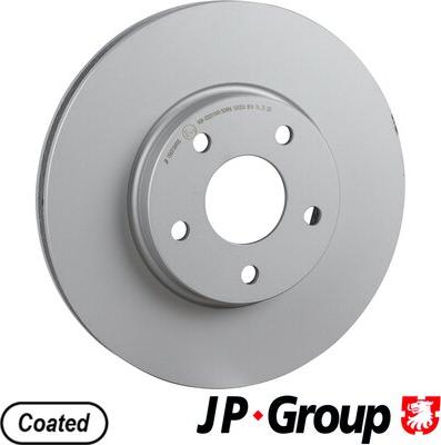 JP Group 1563106900 - Stabdžių diskas autoreka.lt