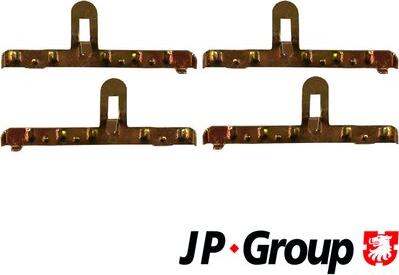JP Group 1164000810 - Priedų komplektas, diskinių stabdžių trinkelės autoreka.lt