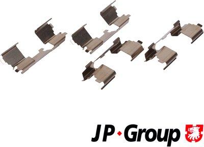 JP Group 1163651510 - Priedų komplektas, diskinių stabdžių trinkelės autoreka.lt