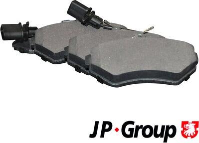 JP Group 1163605010 - Stabdžių trinkelių rinkinys, diskinis stabdys autoreka.lt