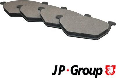 JP Group 1163600910 - Stabdžių trinkelių rinkinys, diskinis stabdys autoreka.lt