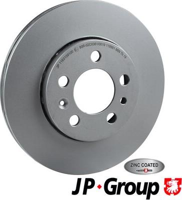JP Group 1163109100 - Stabdžių diskas autoreka.lt