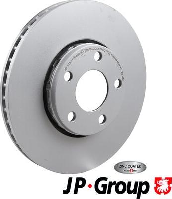 JP Group 1163110400 - Stabdžių diskas autoreka.lt