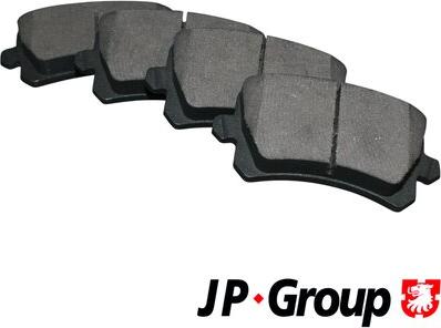 JP Group 1163706610 - Stabdžių trinkelių rinkinys, diskinis stabdys autoreka.lt