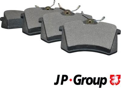 JP Group 1163706310 - Stabdžių trinkelių rinkinys, diskinis stabdys autoreka.lt