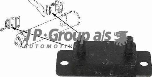 JP Group 1121603600 - Laikantysis rėmas, duslintuvas autoreka.lt