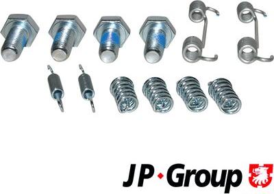 JP Group 1363950110 - Priedų komplektas, stovėjimo stabdžių trinkelės autoreka.lt