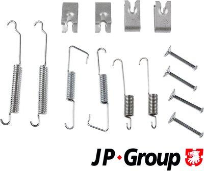 JP Group 1363952710 - Priedų komplektas, stabdžių trinkelės autoreka.lt