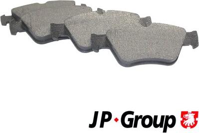 JP Group 1363600910 - Stabdžių trinkelių rinkinys, diskinis stabdys autoreka.lt