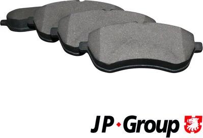 JP Group 1363601310 - Stabdžių trinkelių rinkinys, diskinis stabdys autoreka.lt