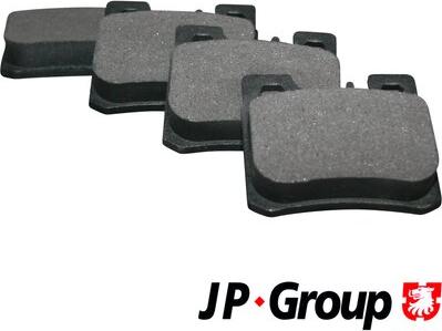 JP Group 1363700410 - Stabdžių trinkelių rinkinys, diskinis stabdys autoreka.lt