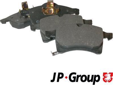 JP Group 1263600310 - Stabdžių trinkelių rinkinys, diskinis stabdys autoreka.lt